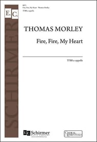 Fire, Fire, My Heart TTBB choral sheet music cover